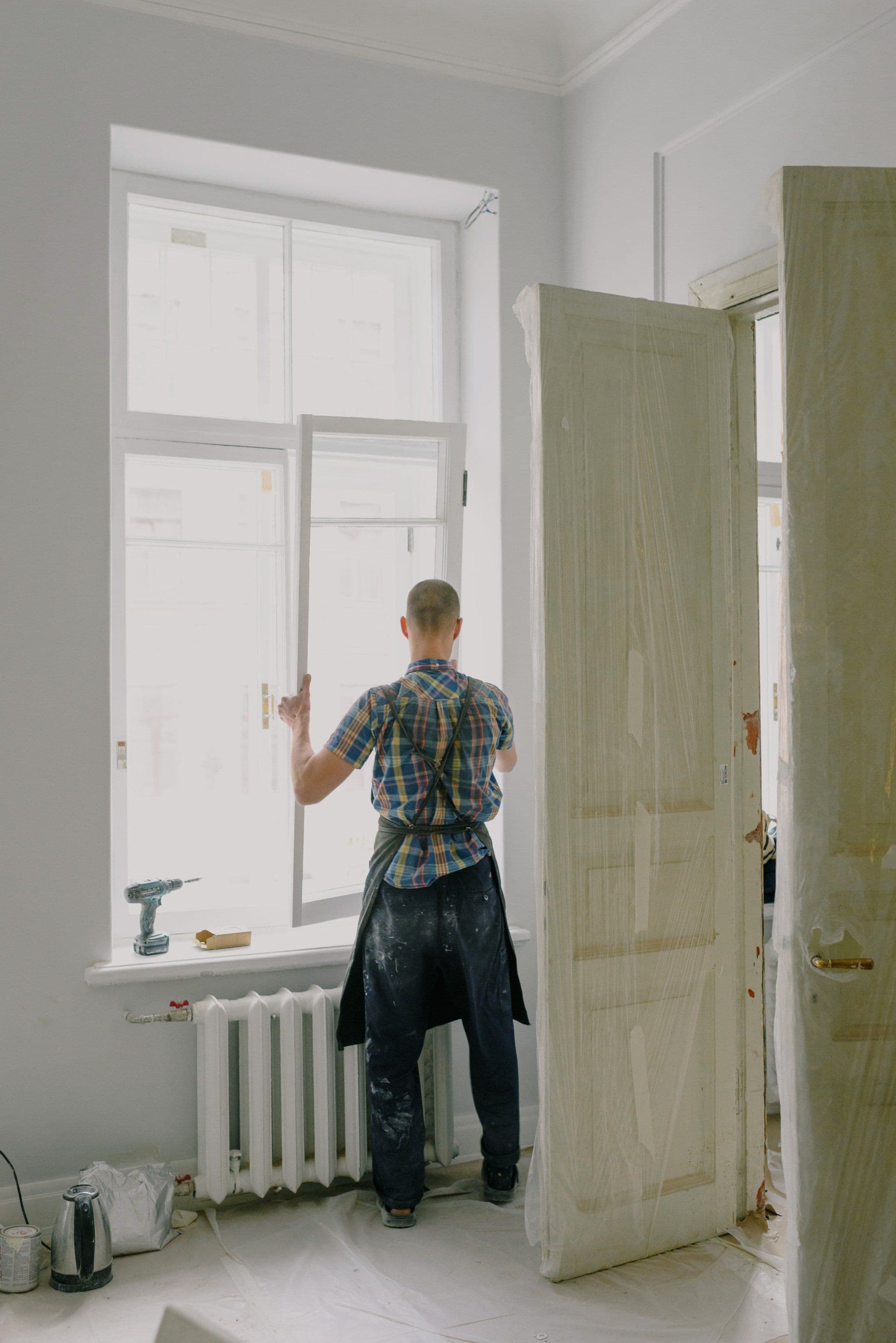 Replacement windows on a Twin Cities home