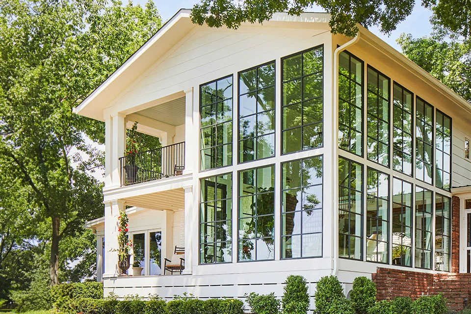 ProVia bow window replacement on a Twin Cities home